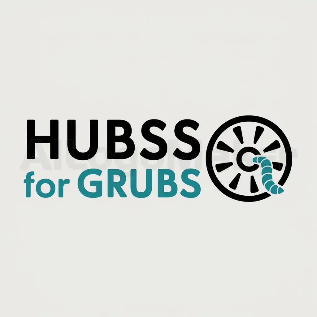 a logo design,with the text "Hubs for grubs", main symbol:Hubs for Grubs,Moderate,be used in Animals Pets industry,clear background