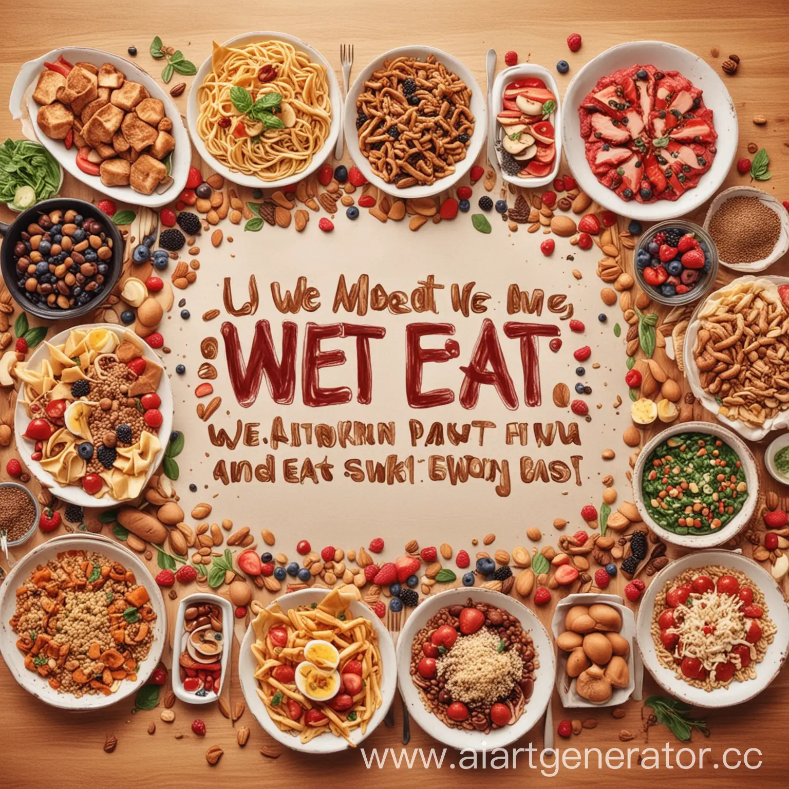 Nutritious-Food-Instagram-Post-Animated-Illustration-of-We-Are-What-We-Eat