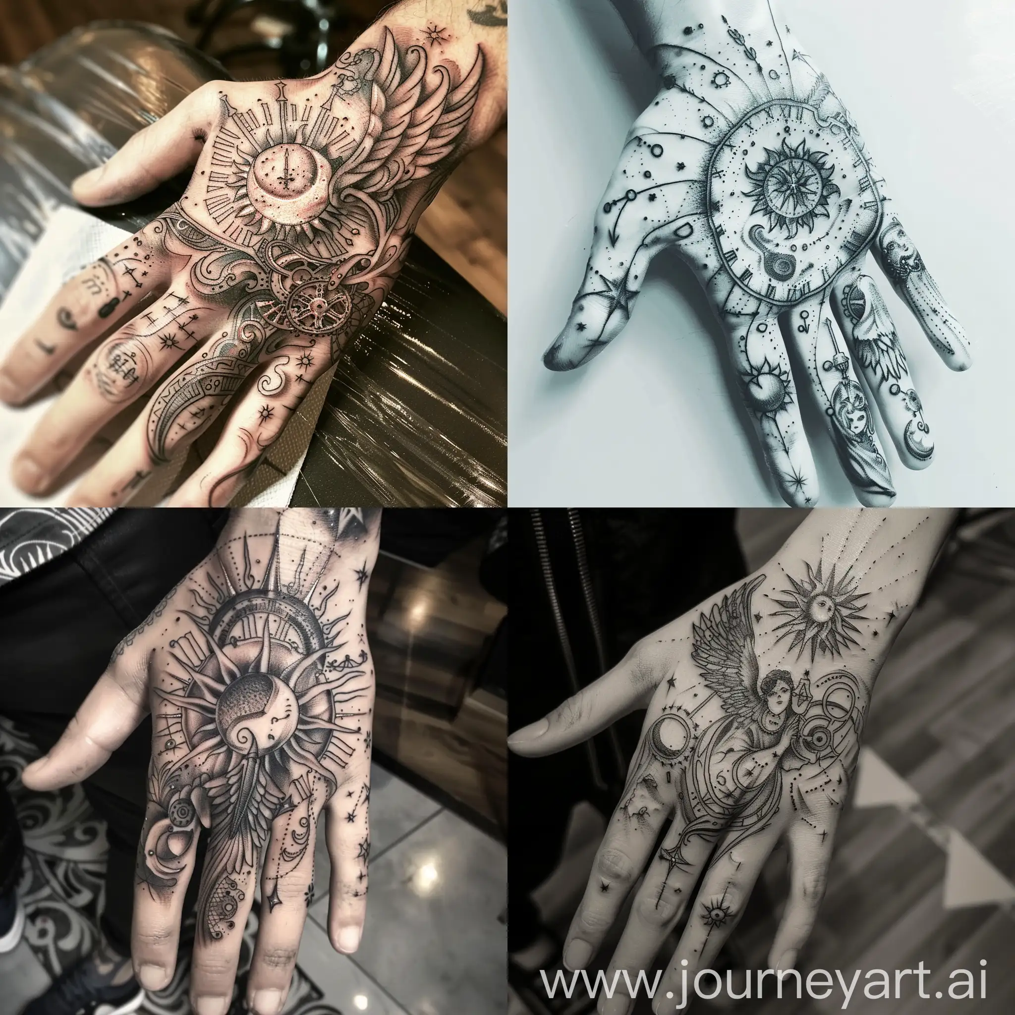 Timeless-Tattoo-Design-with-Celestial-Symbols-and-Guardian-Motifs