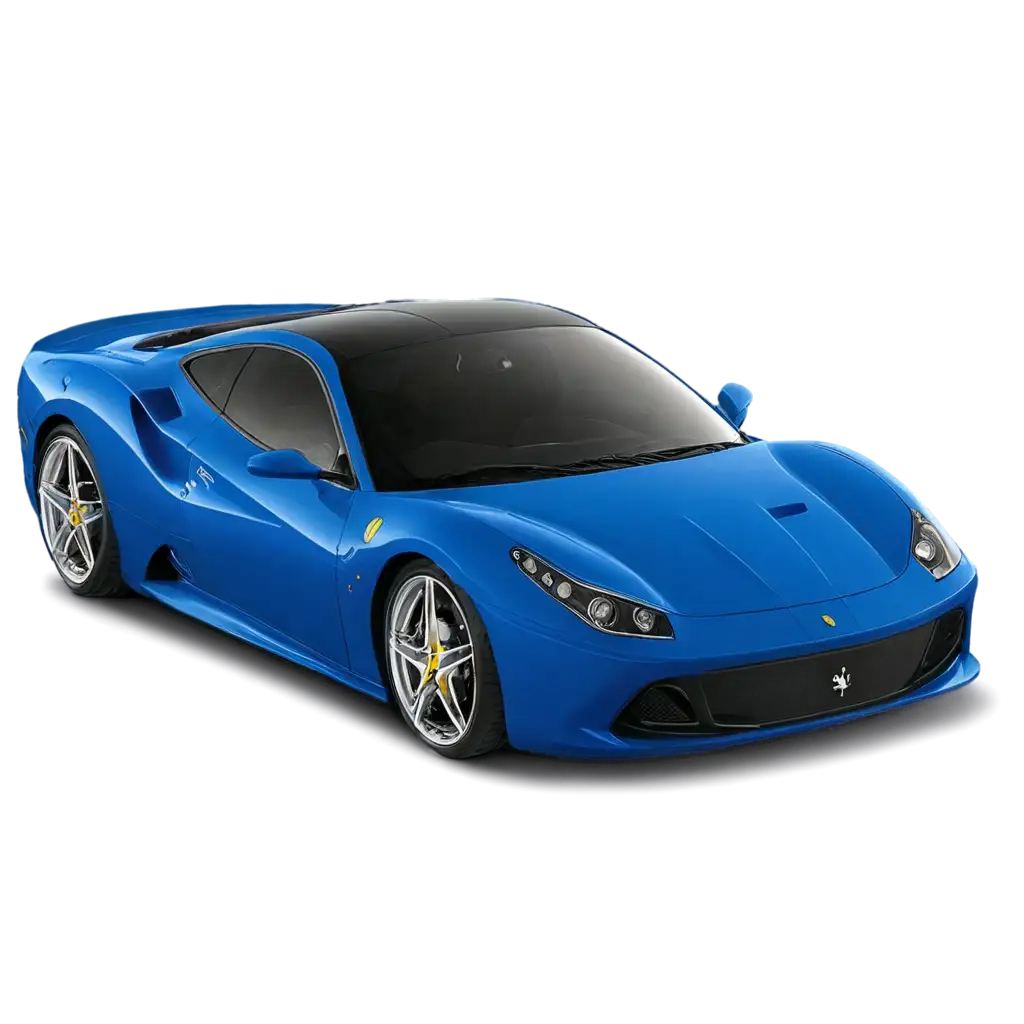 Vibrant-Blue-Ferrari-Stunning-PNG-Image-Illustrating-the-Iconic-Car