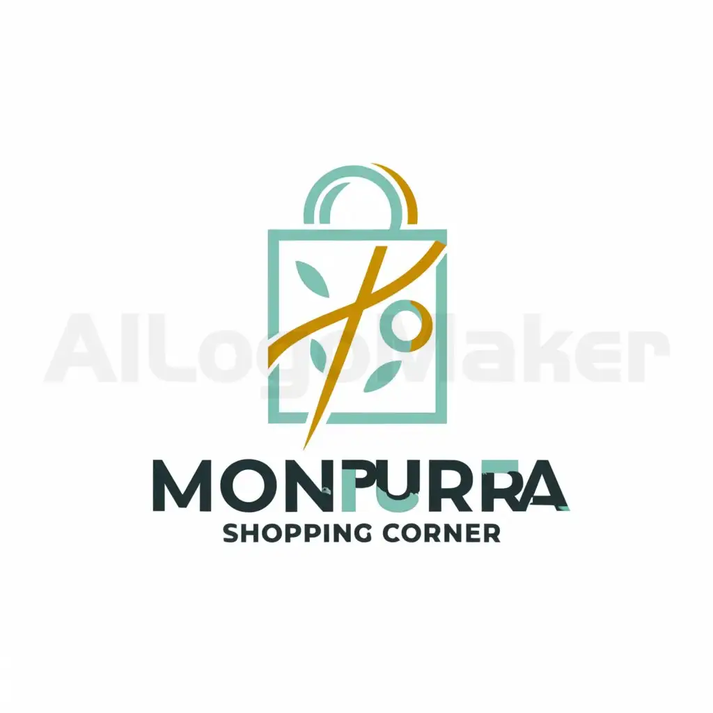 a logo design,with the text "Monpura Shopping Corner", main symbol:msc by shirt bag,Moderate,clear background