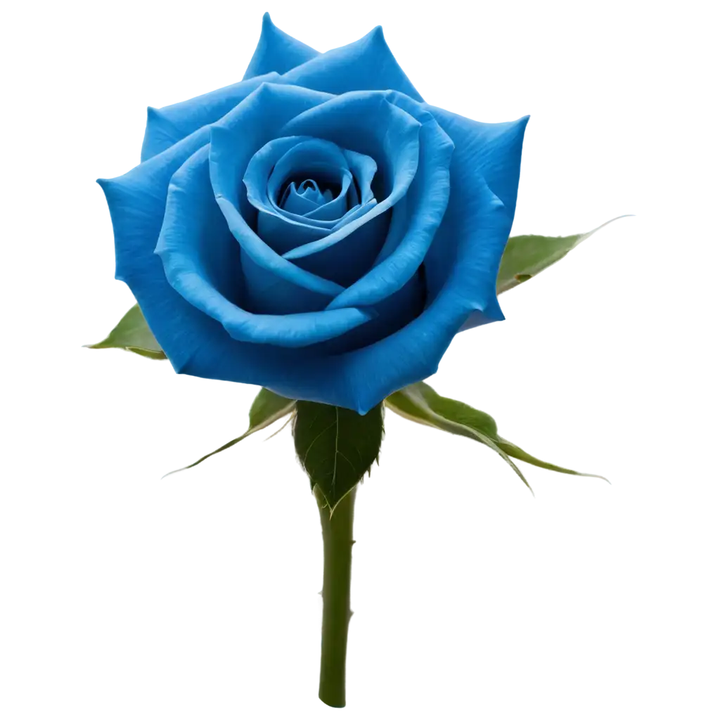 close up of blue rose flower