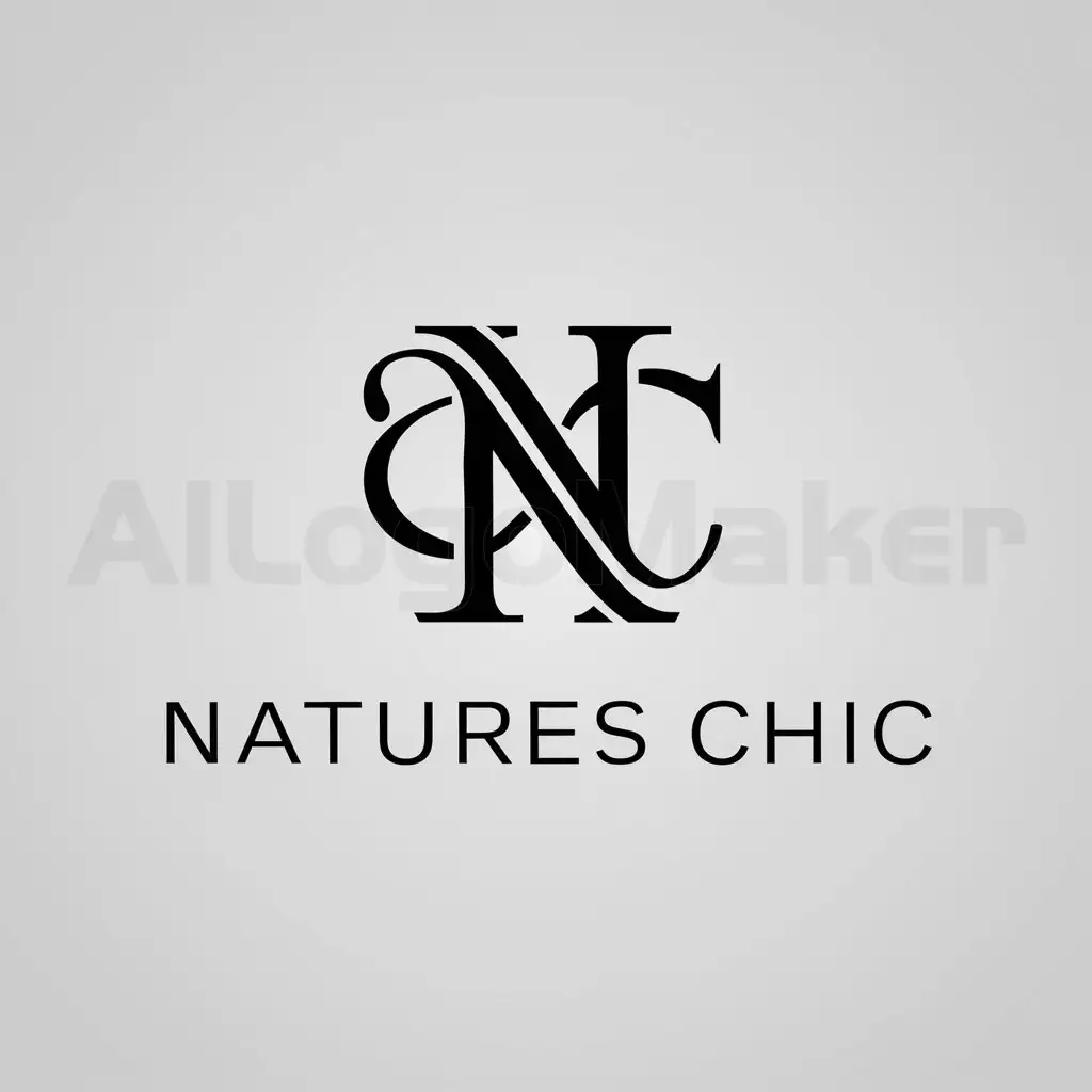 a logo design,with the text "Natures Chic", main symbol:Nc,complex,be used in Ventas en linea industry,clear background