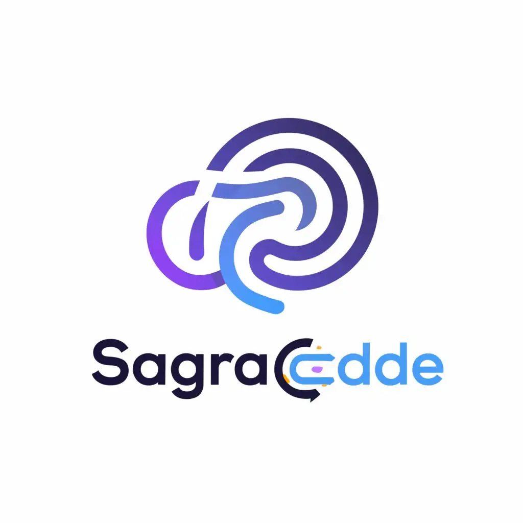 a logo design,with the text "SagraCode", main symbol:a footprint inside a cloud,Moderate,be used in Technology industry,clear background