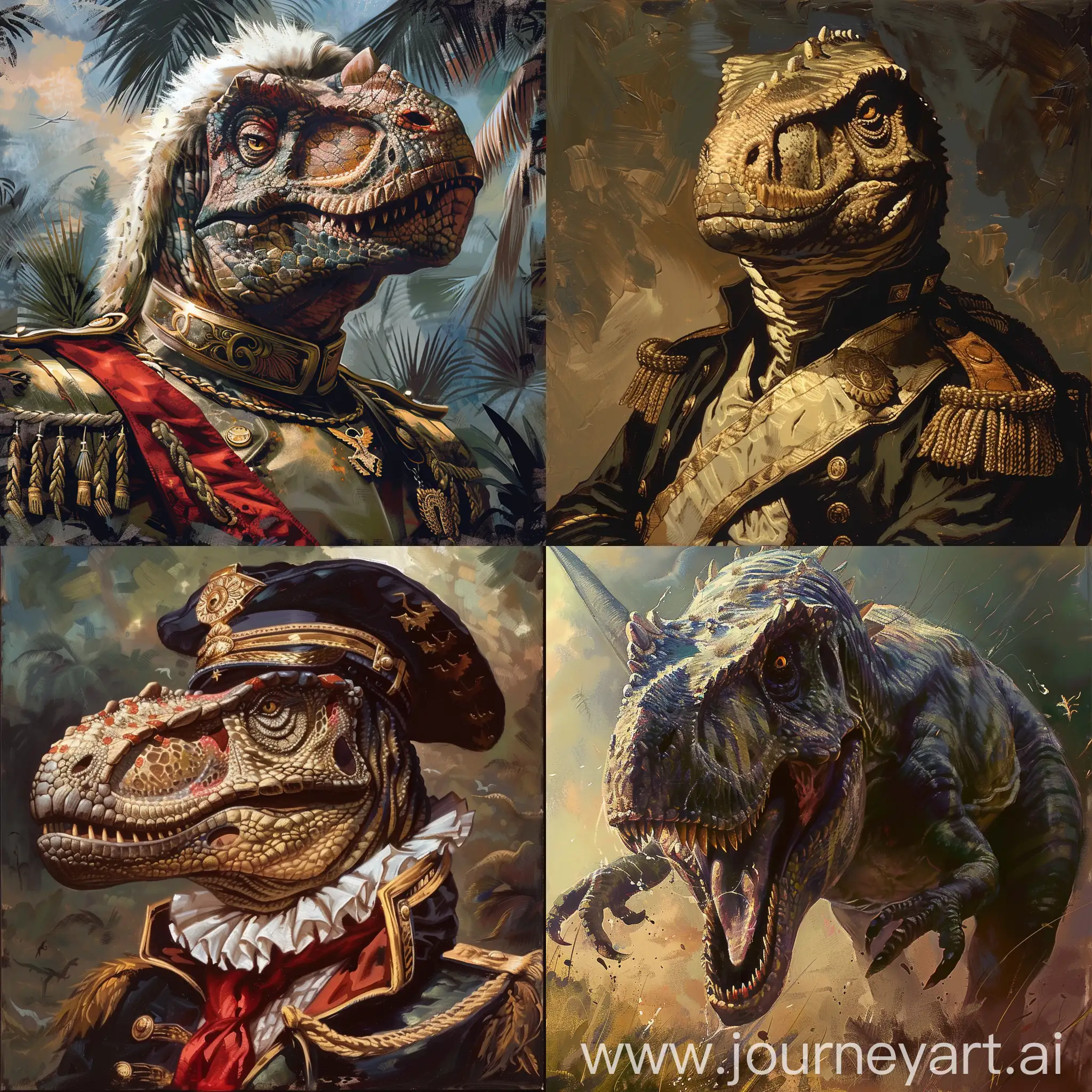 Historical-Dinosaur-General-Leading-Troops