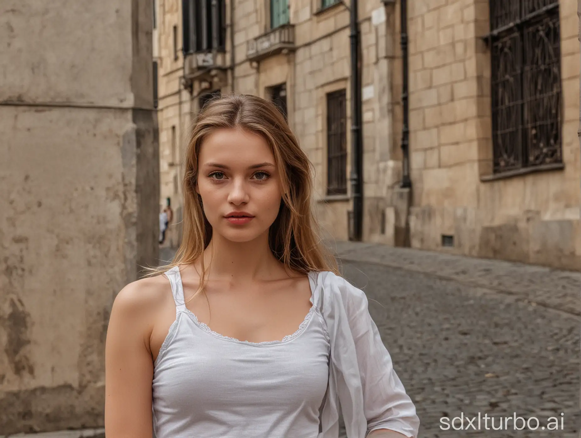 Fashionable-Female-Model-Posing-in-Prague-Streets