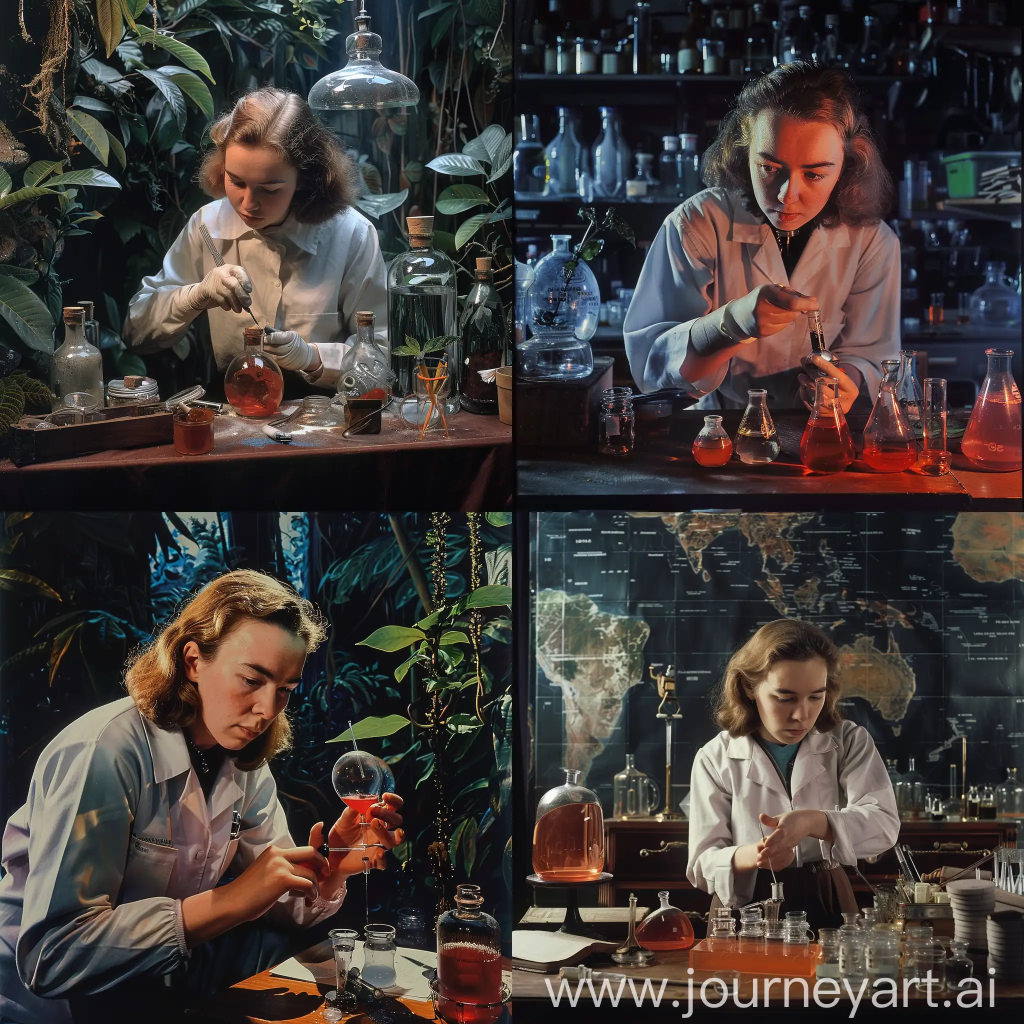 South-American-Scientist-Experimenting-in-1988-Hyper-Realism-Photo