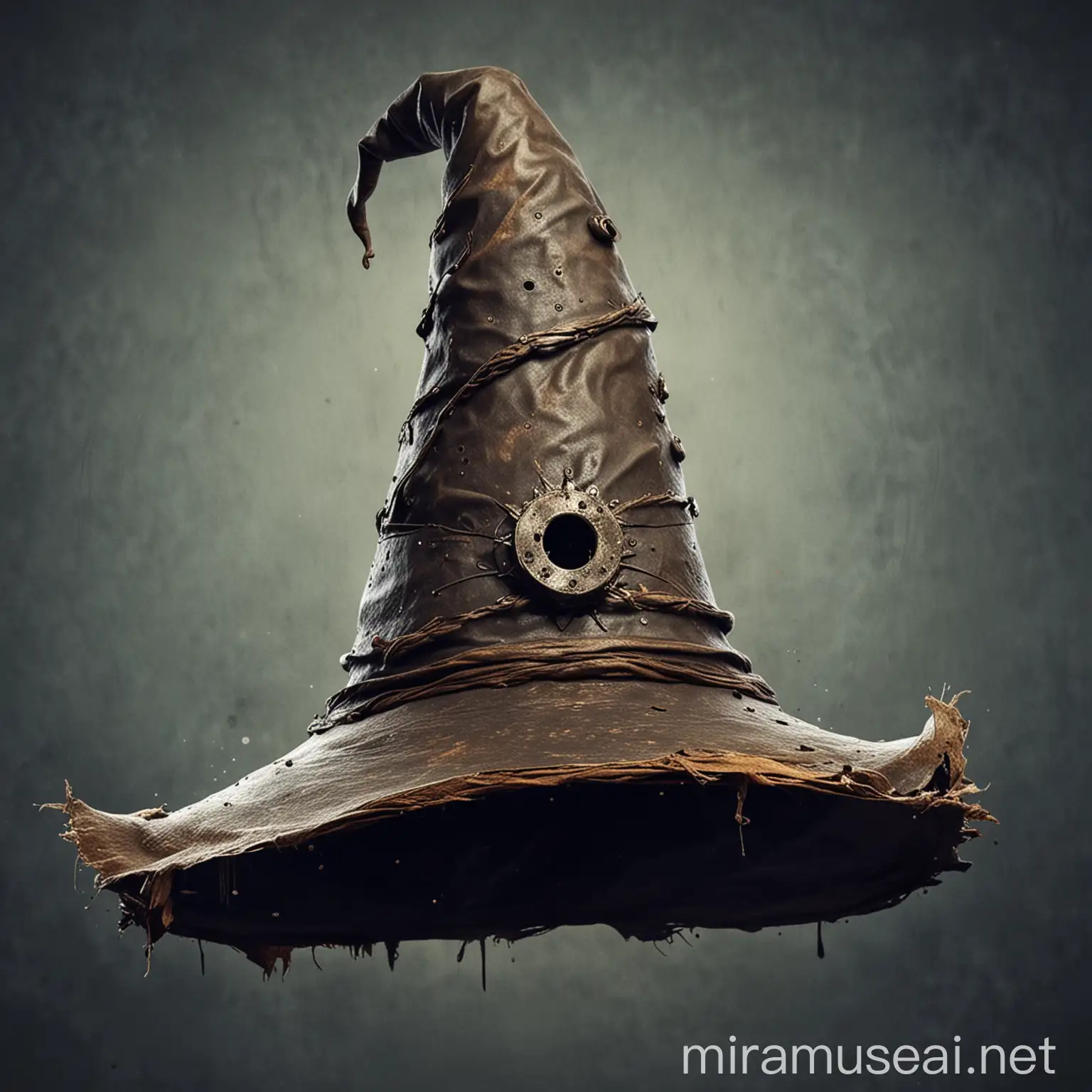 Aged Wizard Hat with Mystical Aura
