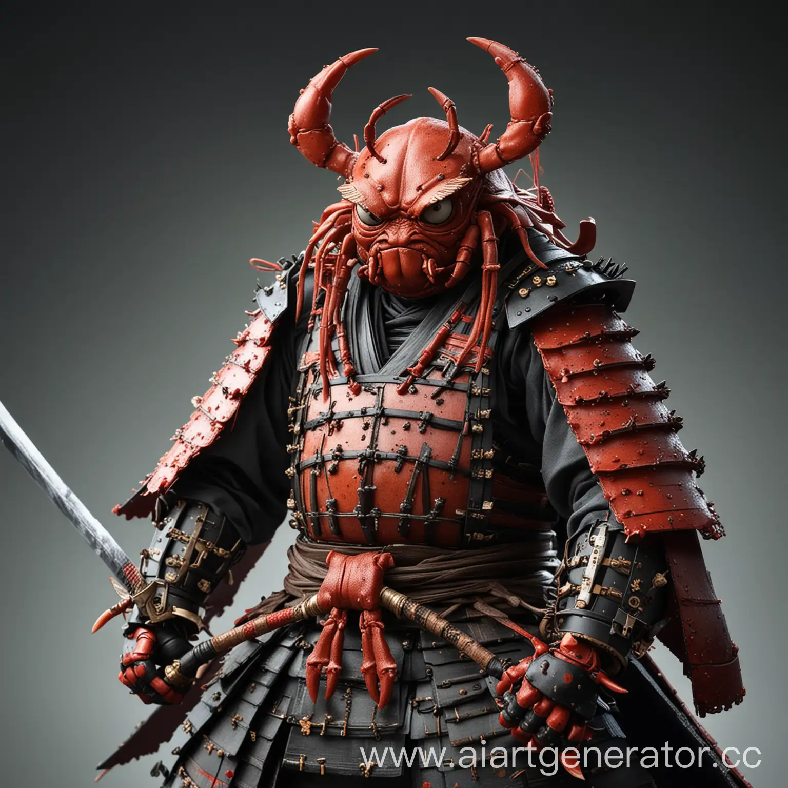 Samurai-Crab-Warrior-with-Katana-Sword