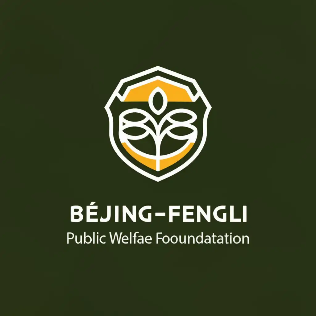 a logo design,with the text "Beijing Fengli Public Welfare Foundation", main symbol:Environmental Protection Fund,Moderate,be used in Finance industry,clear background