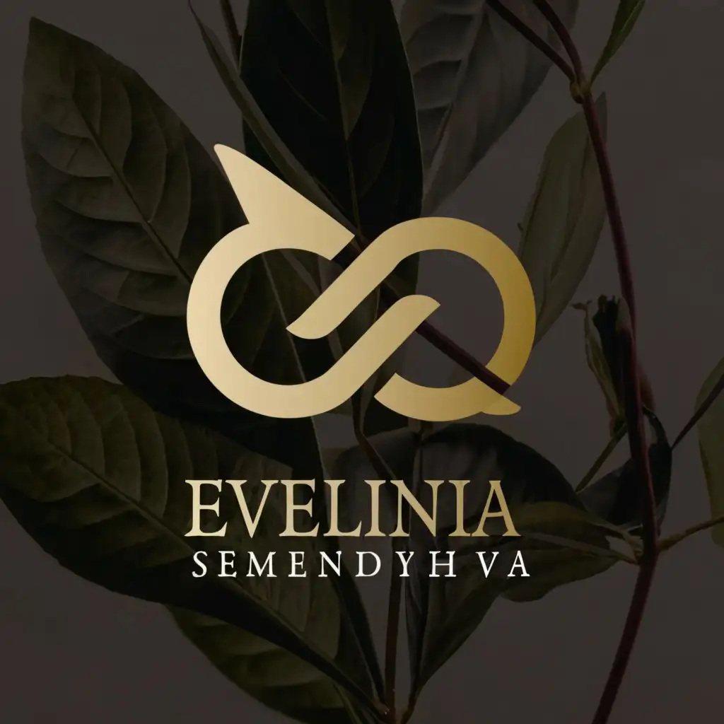 a logo design,with the text "Evelina Semendyaeva", main symbol:infinity, triangle,Moderate,be used in Construction industry,clear background