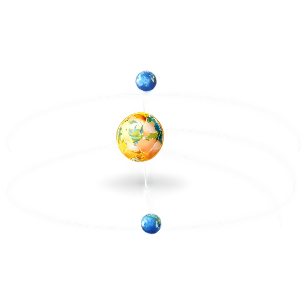 Physics-Quantum-PNG-Image-with-Earth-and-Magnetic-Elements-Explore-Visual-Concepts