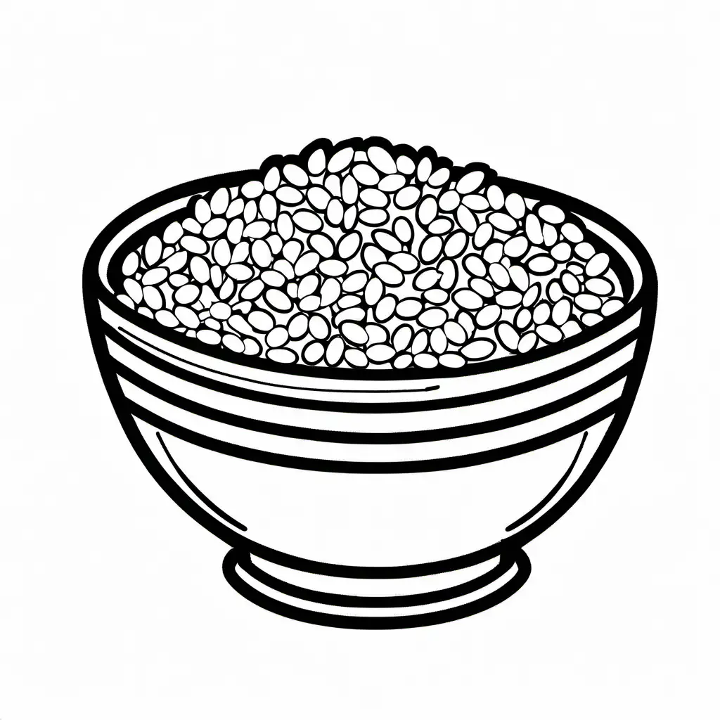 Simple-Rice-Bowl-Coloring-Page-Minimalist-Black-and-White-Line-Art-for-Kids