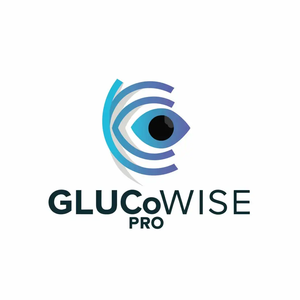 a logo design,with the text "make logo for gluco wise pro
which is diabetes prediction
use color #0b6bca
", main symbol:diabetes prediction,Moderate,be used in Others industry,clear background