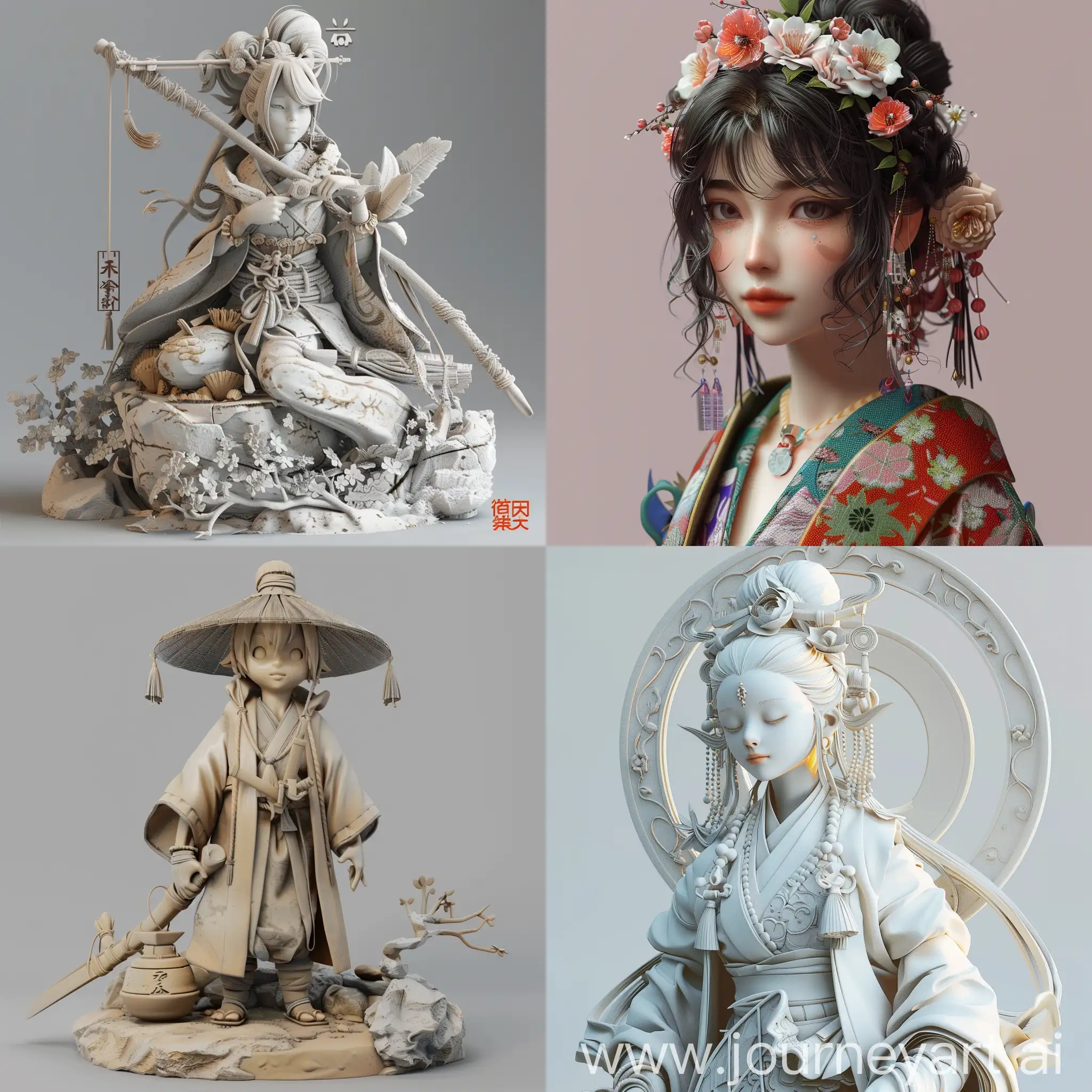 Shinei-Nouzen-3D-Sculpture-Futuristic-Minimalist-Art