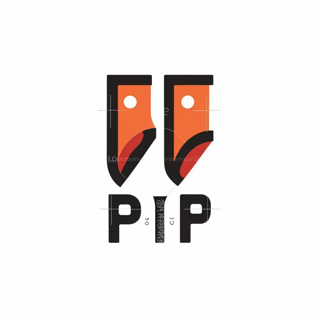 a logo design,with the text "PiP", main symbol:Socks,Minimalistic,be used in Others industry,clear background