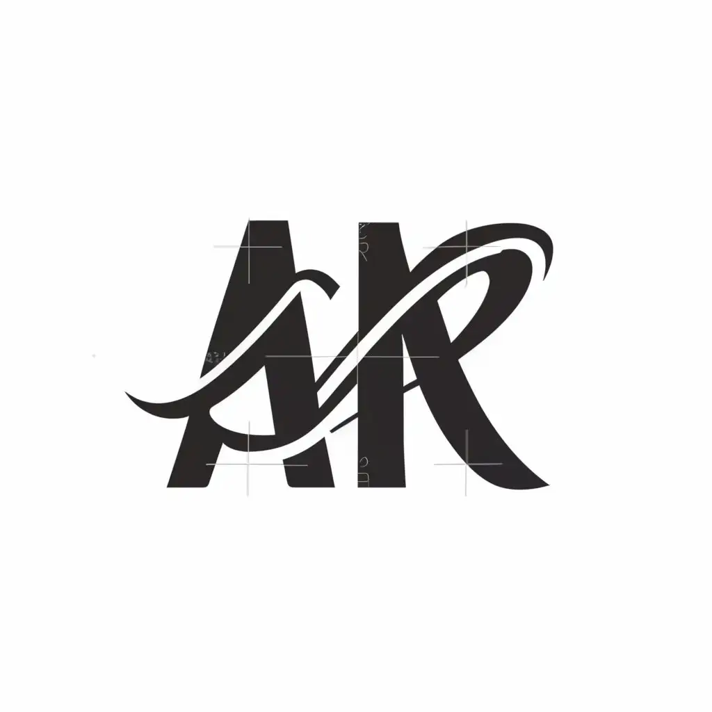 a logo design,with the text "AR", main symbol:AR,Minimalistic,clear background