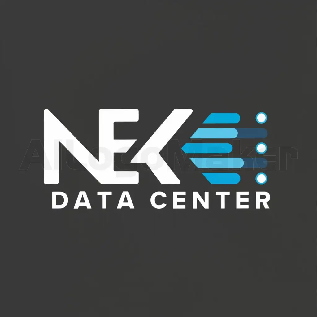 a logo design,with the text "Hello, i hope you are doing great.
I need a logo for a company named " Next - Data Center" the whole name should be used together.

The company is a Data Center, which is a Technological Company, it needs to show that, but also be very modern and subtle.

Color used should be : Hex #00356B And you can use different colors with it, like grey, black or white, but it should include that shade of blue.", main symbol:Next - Data Center,Minimalistic,clear background