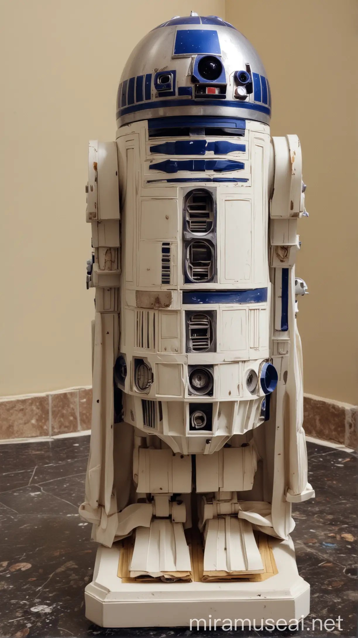 R2-D2 as a Catholic saint.