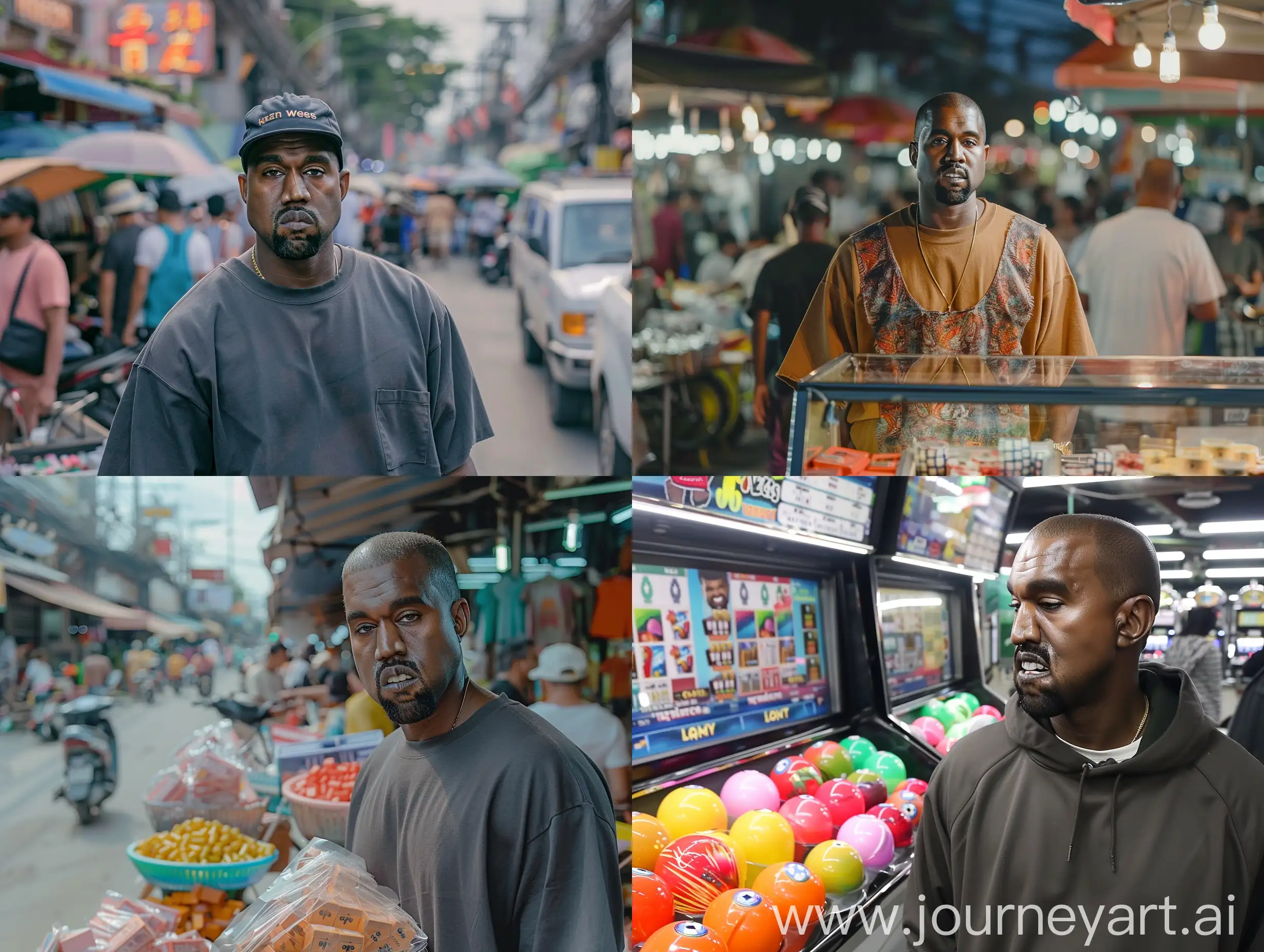 Kanye-West-Selling-Lottery-Tickets-in-Bangkok