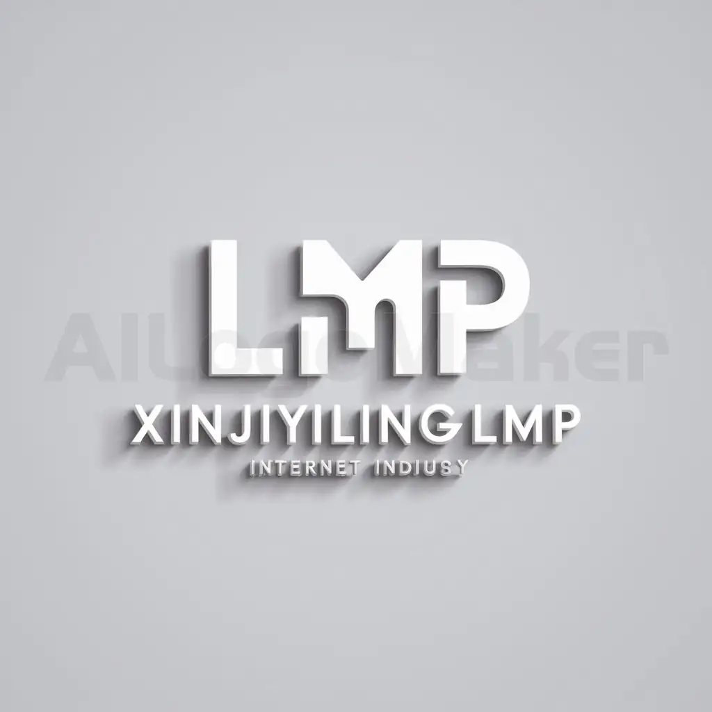 a logo design,with the text "xinjiyilinglmp", main symbol:lmp,Minimalistic,be used in Internet industry,clear background