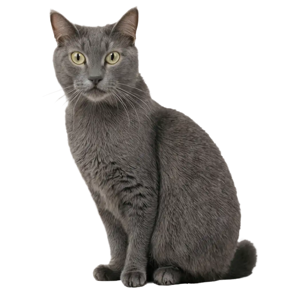 grey cat