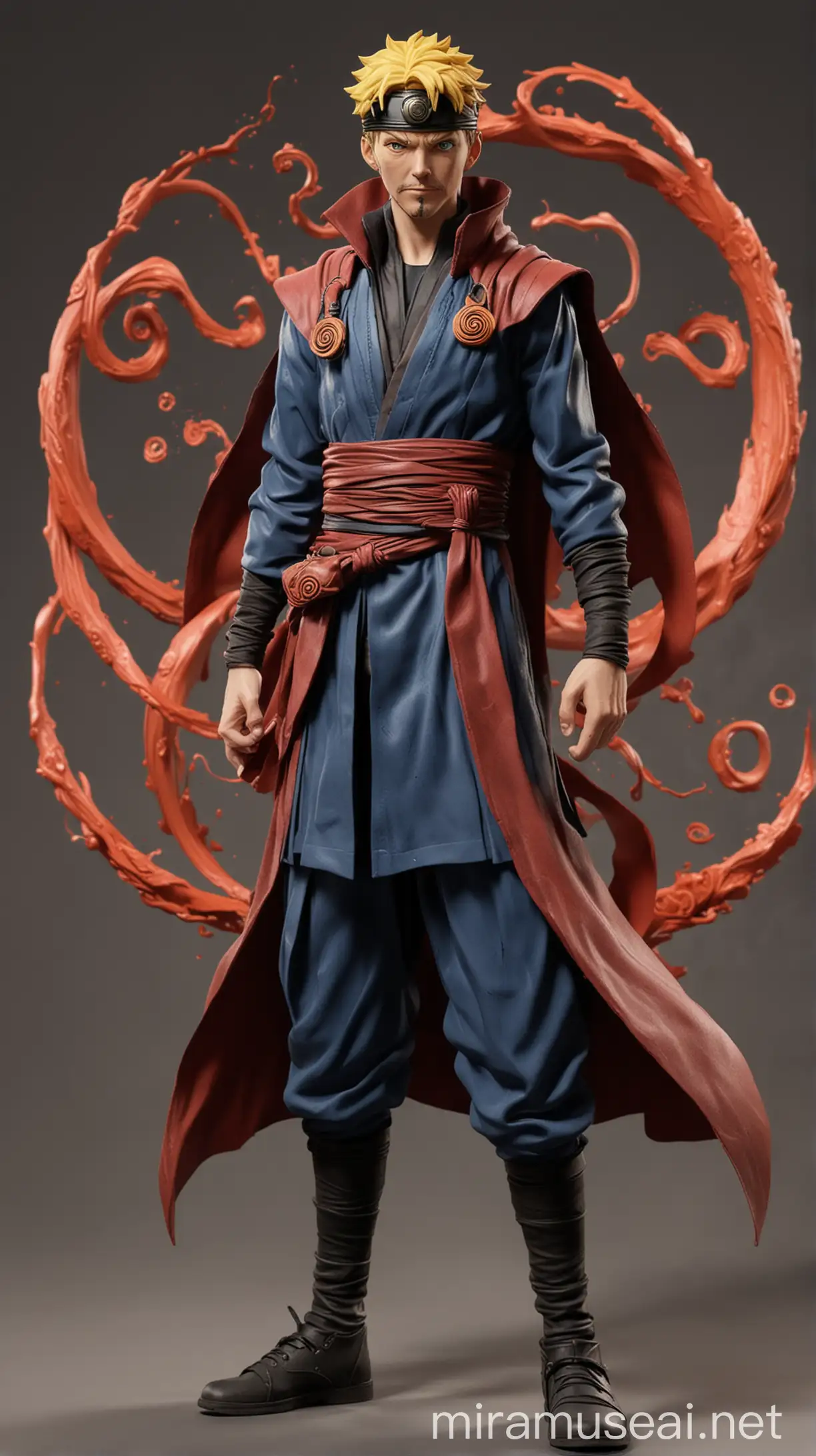 Doctor Strange Style Uzumaki Naruto Mystical Fusion Full Body Art