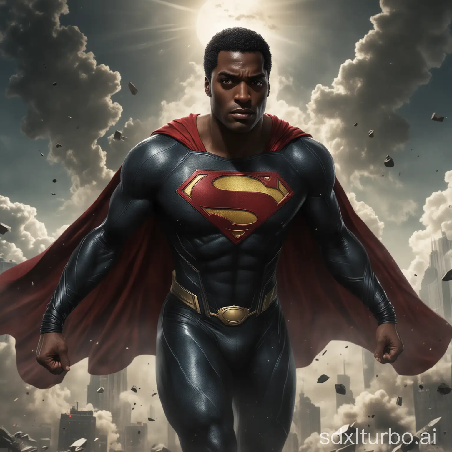 Powerful-Black-Superman-in-Action