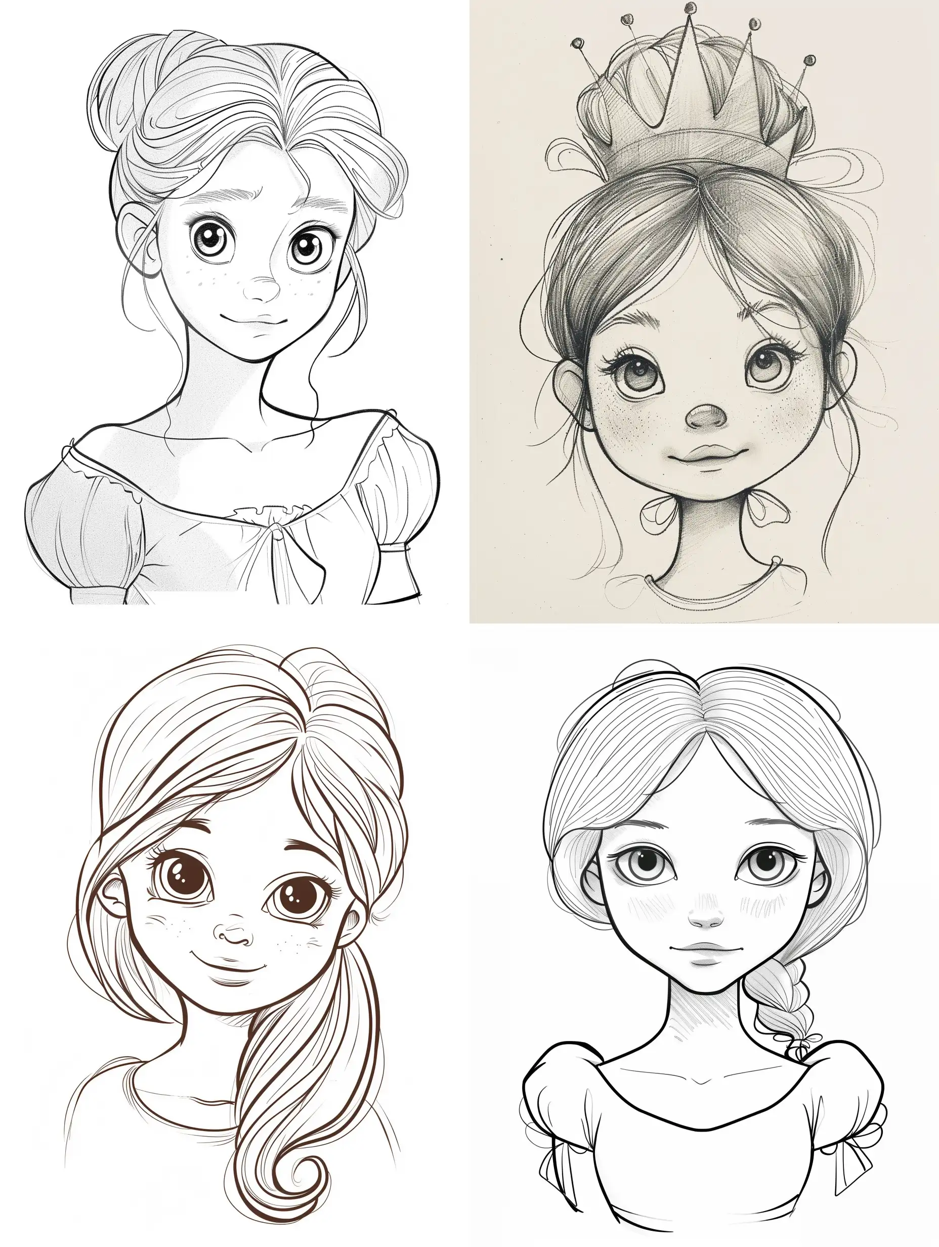 Sweet-and-Pleasant-Princess-Coloring-Page-for-Children