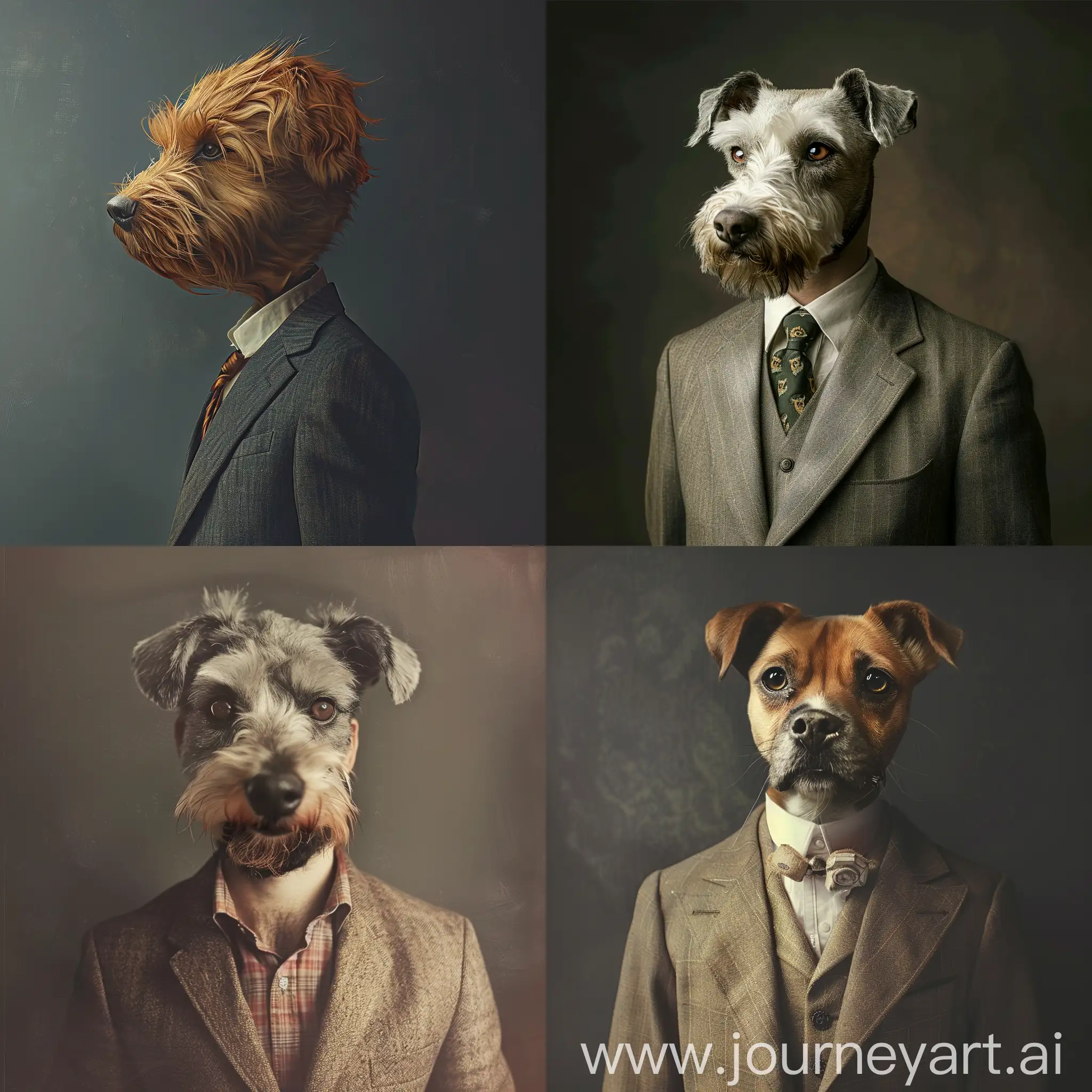 Human-with-Dogs-Head-Portrait-in-Square-Format