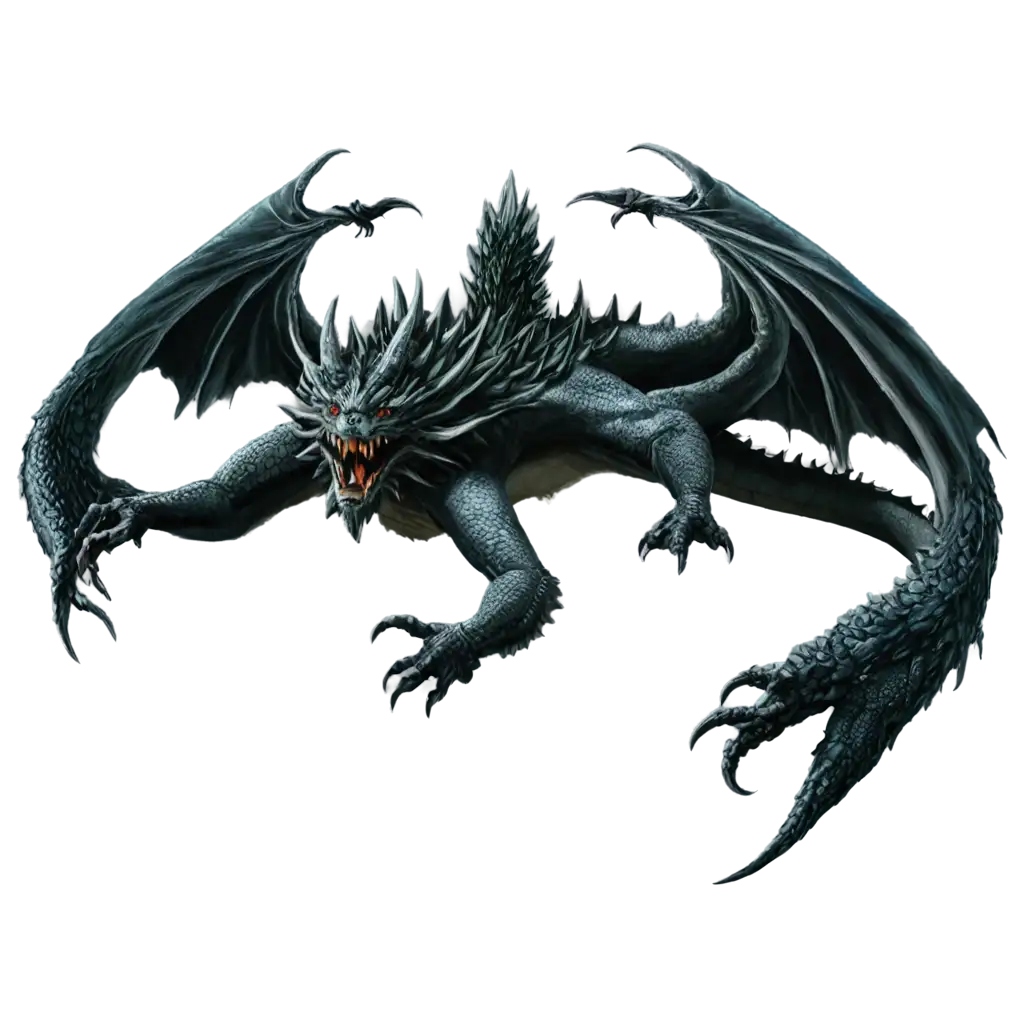 Create-a-Stunning-EightHeaded-Dragon-Monster-PNG-Image