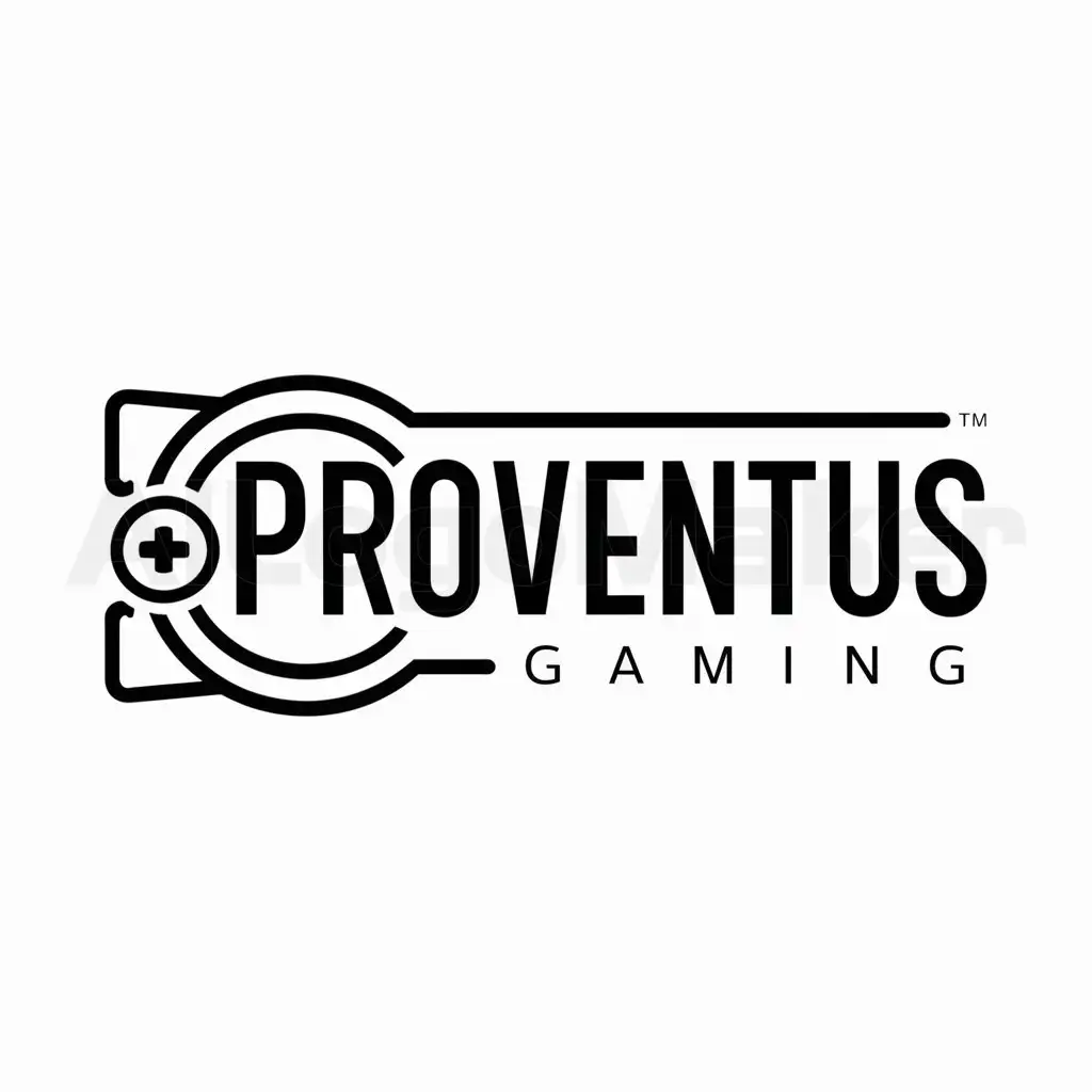 a logo design,with the text "Proventus", main symbol:Proventus Gaming,Moderate,be used in Others industry,clear background