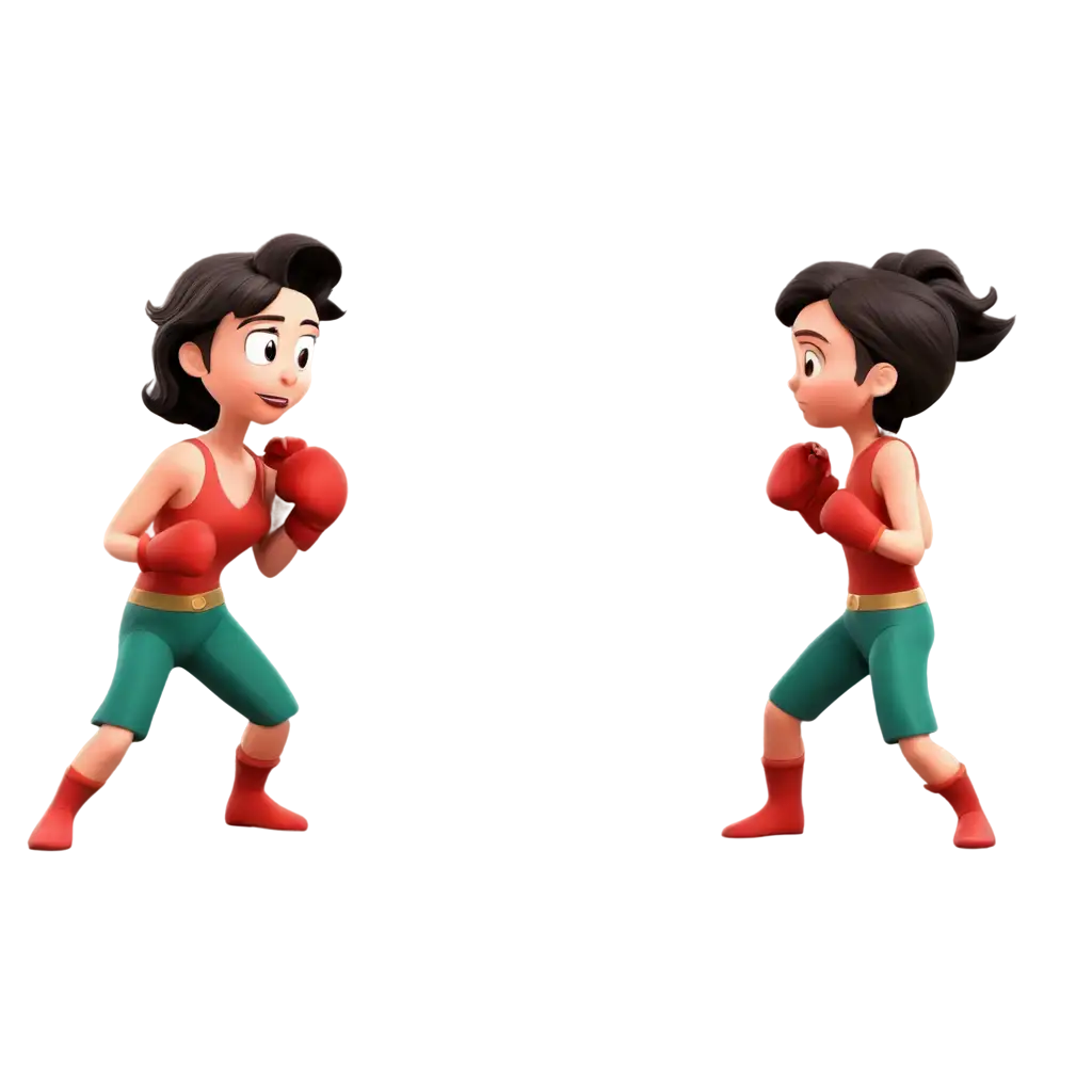 Dynamic-PNG-Cartoon-Animation-Fighting-Scene-Enhance-Your-Content-with-HighQuality-Images