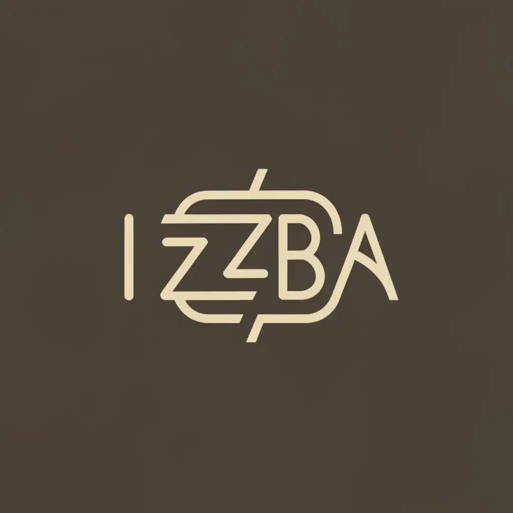 LOGO-Design-For-Izba-Modern-Text-with-Clear-Background-Featuring-Izba-Symbol