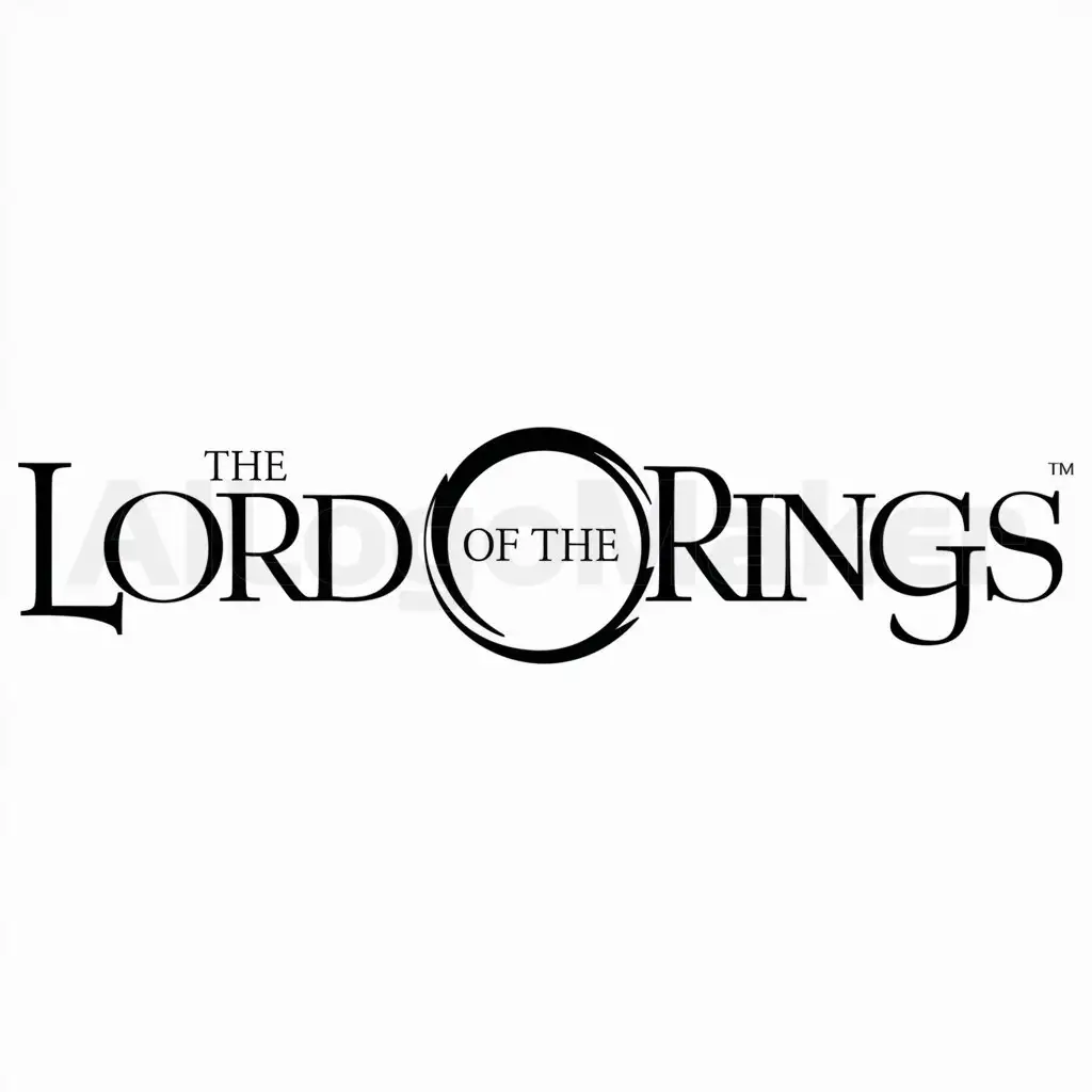 a logo design,with the text "The Lord of the Rings", main symbol:koльco,Minimalistic,be used in Retail industry,clear background