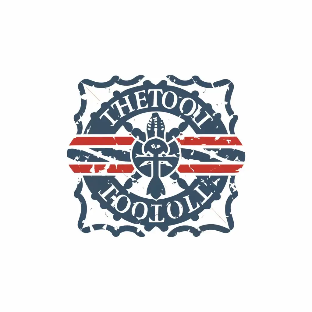 a logo design,with the text "The Tool", main symbol:Britan Stamp,Moderate,be used in Education industry,clear background