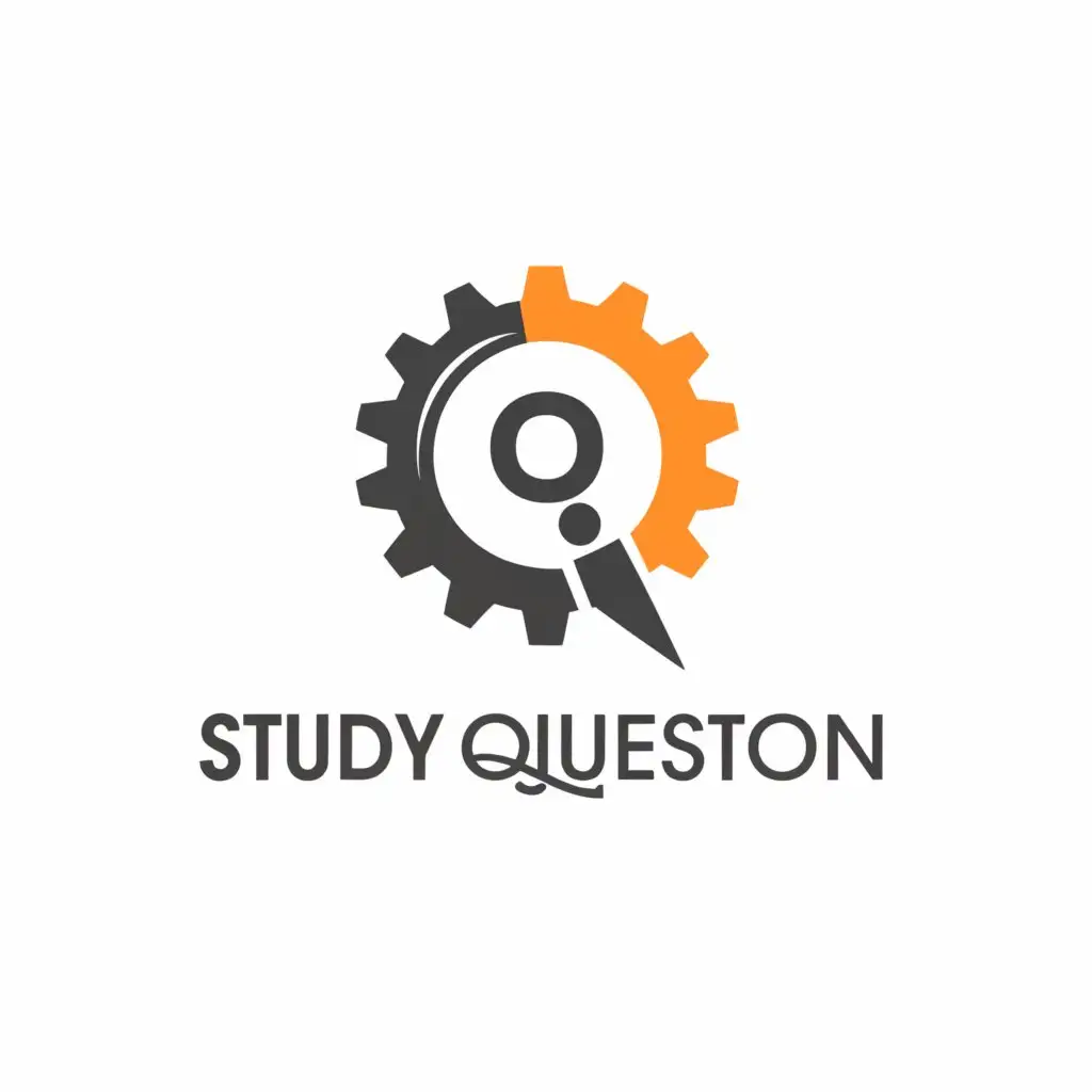 a logo design,with the text "study question", main symbol:study question,complex,be used in Others industry,clear background