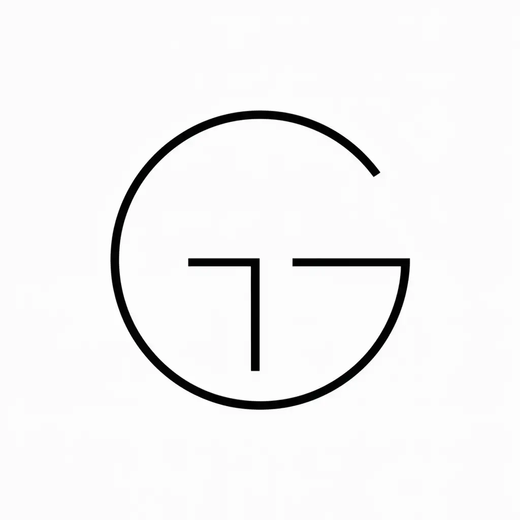 Minimalist-Round-GG-Logo-Design