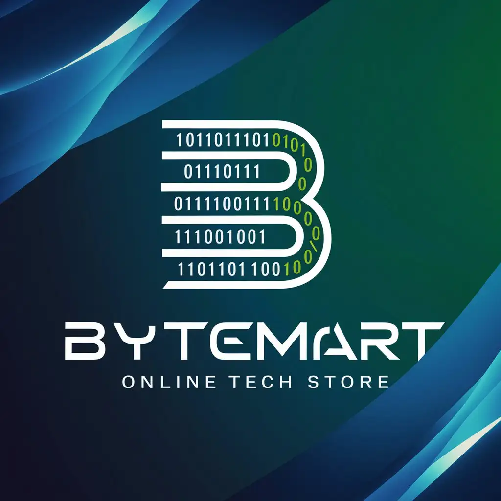 логотип для интернет магазина техники "ByteMart"