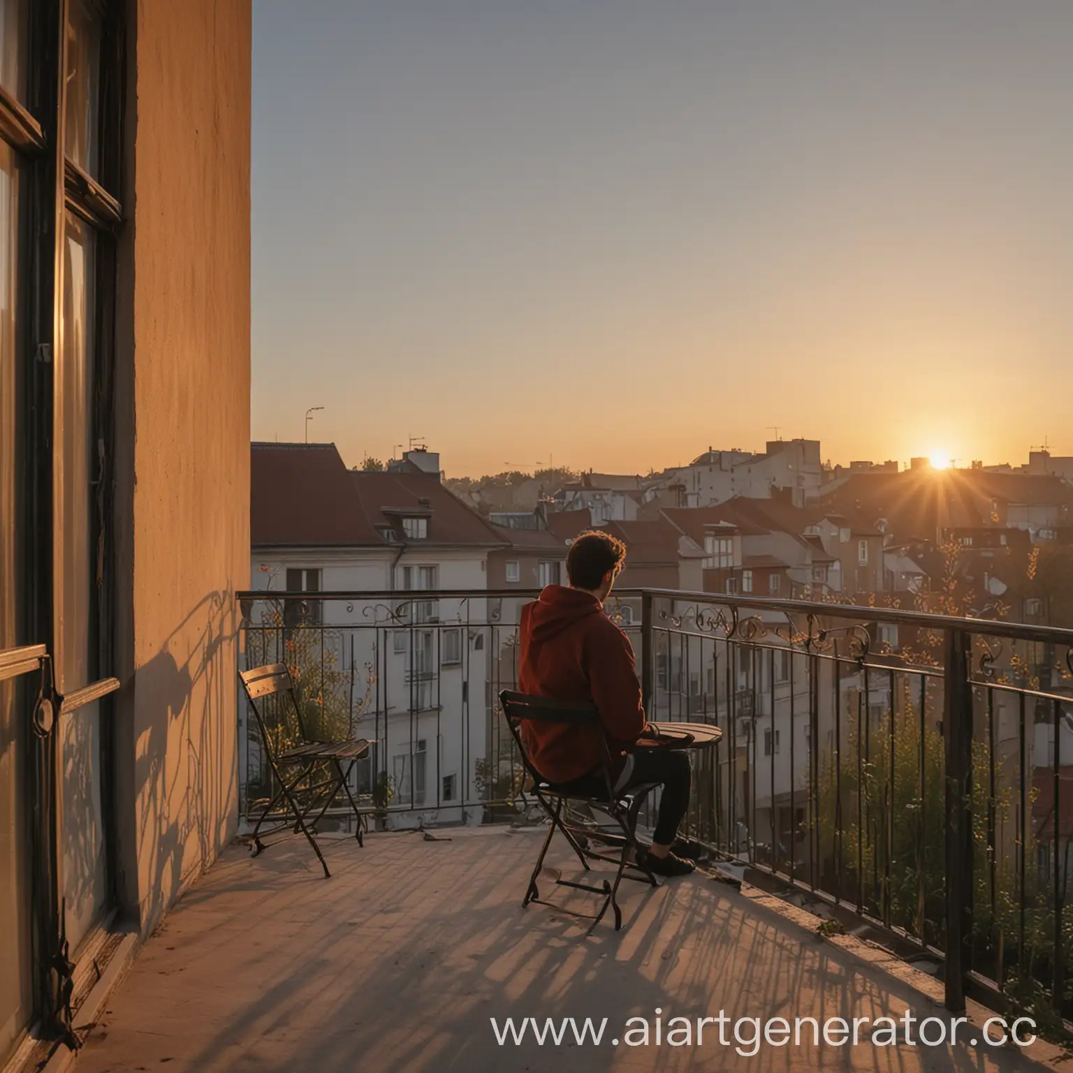 Solitude-on-Balcony-Contemplating-Late-Spring-Dawn