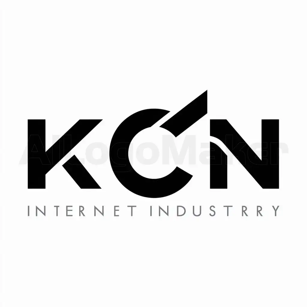 a logo design,with the text "K C N", main symbol:K C N,Moderate,be used in Internet industry,clear background