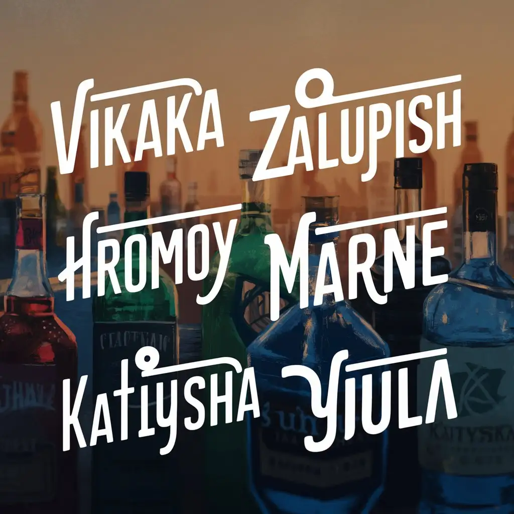 Friends-Enjoying-Drinks-Vikaka-Zalupish-Hromoy-Marine-Katiysha-Yiula