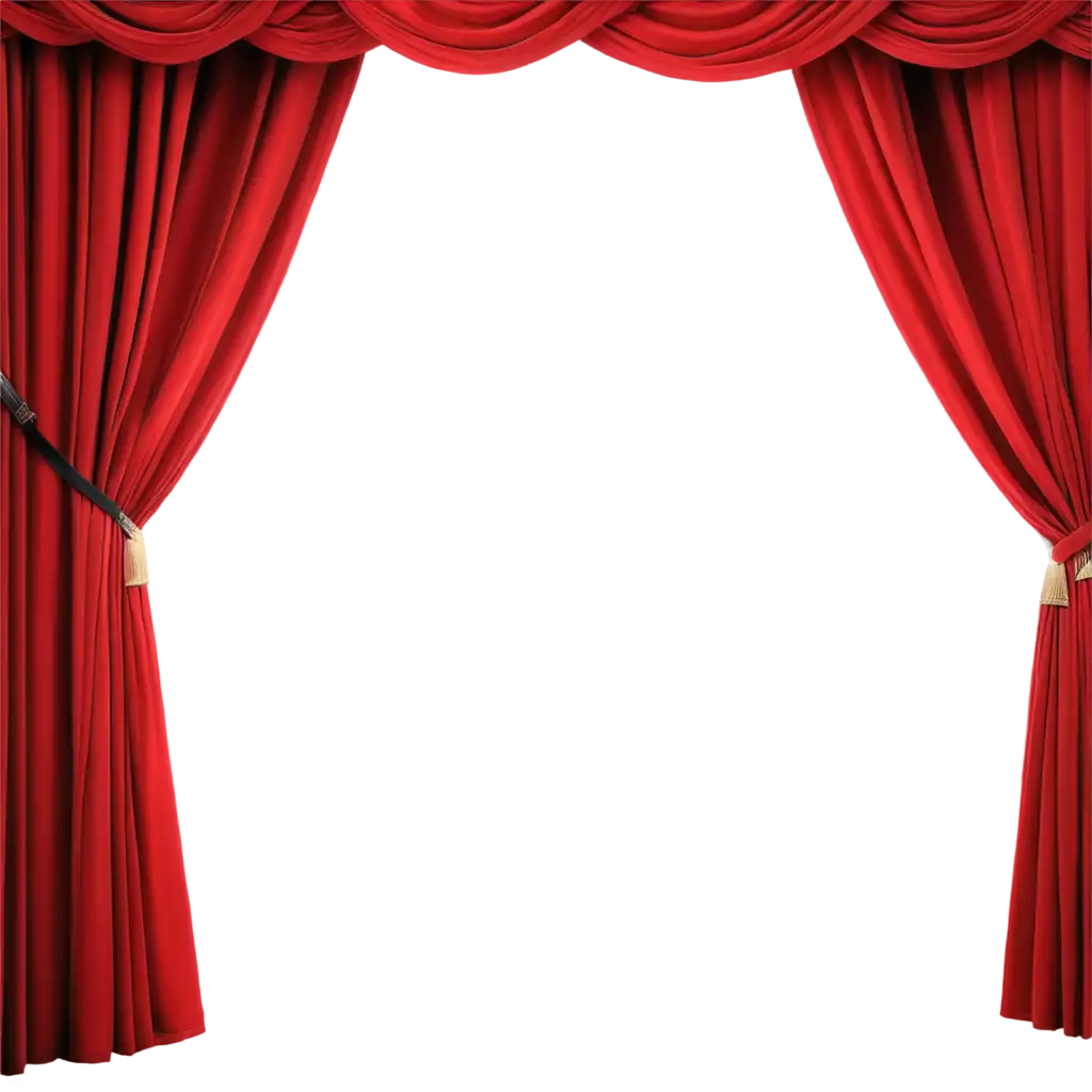 Vibrant-Red-Curtain-PNG-Elevate-Your-Design-with-HighQuality-Transparent-Imagery