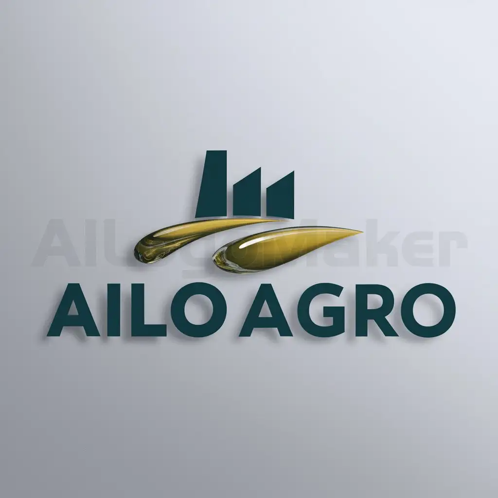 a logo design,with the text "AILOAGRO", main symbol:Production,Moderate,clear background