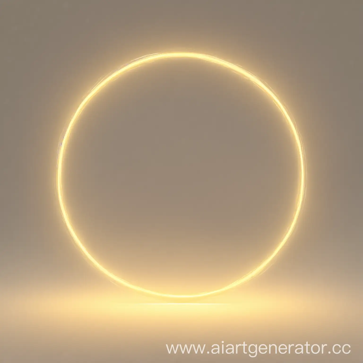 Smooth-Yellow-Circle-on-Light-Background