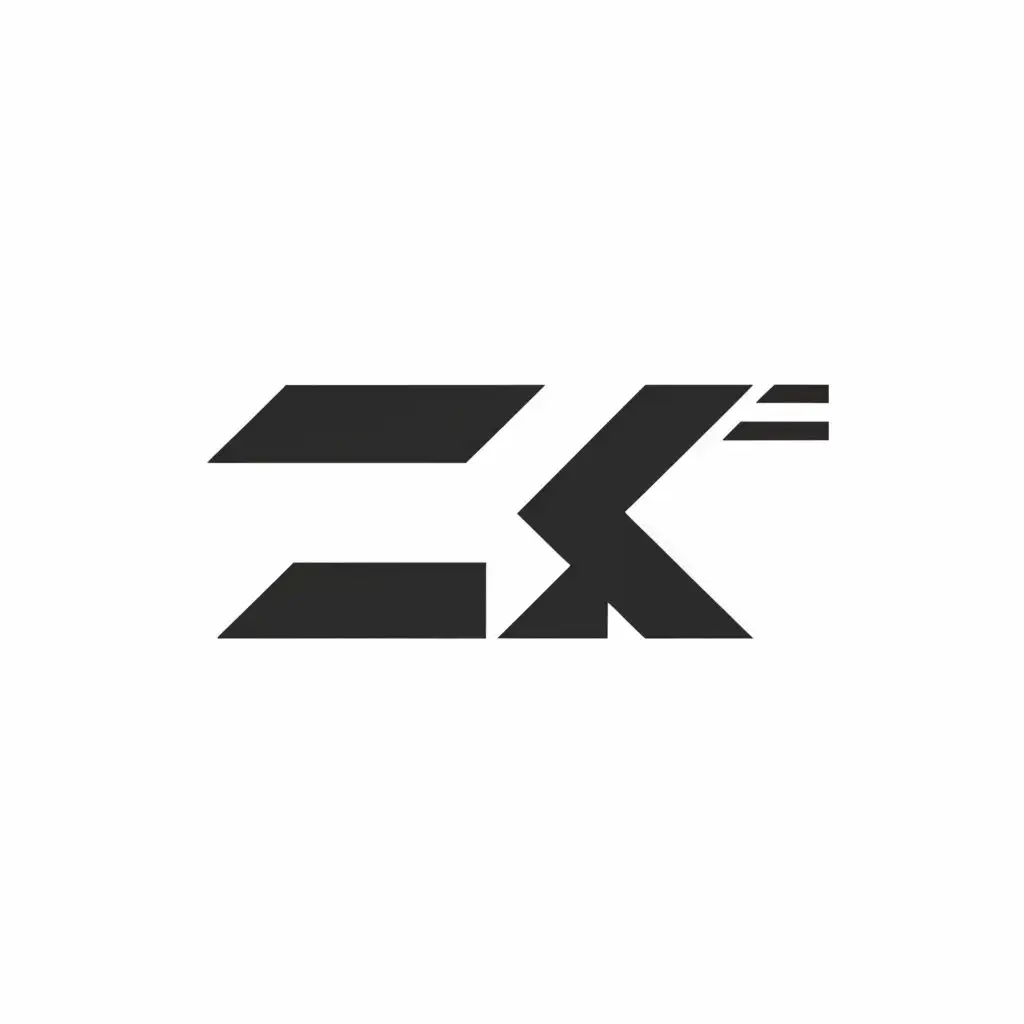 a logo design,with the text "ZX", main symbol:ZX,简约,be used in 技术 industry,clear background