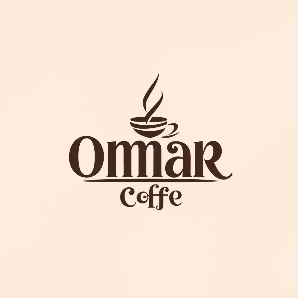 LOGO-Design-for-Omar-Coffeeinspired-Emblem-for-the-Restaurant-Industry