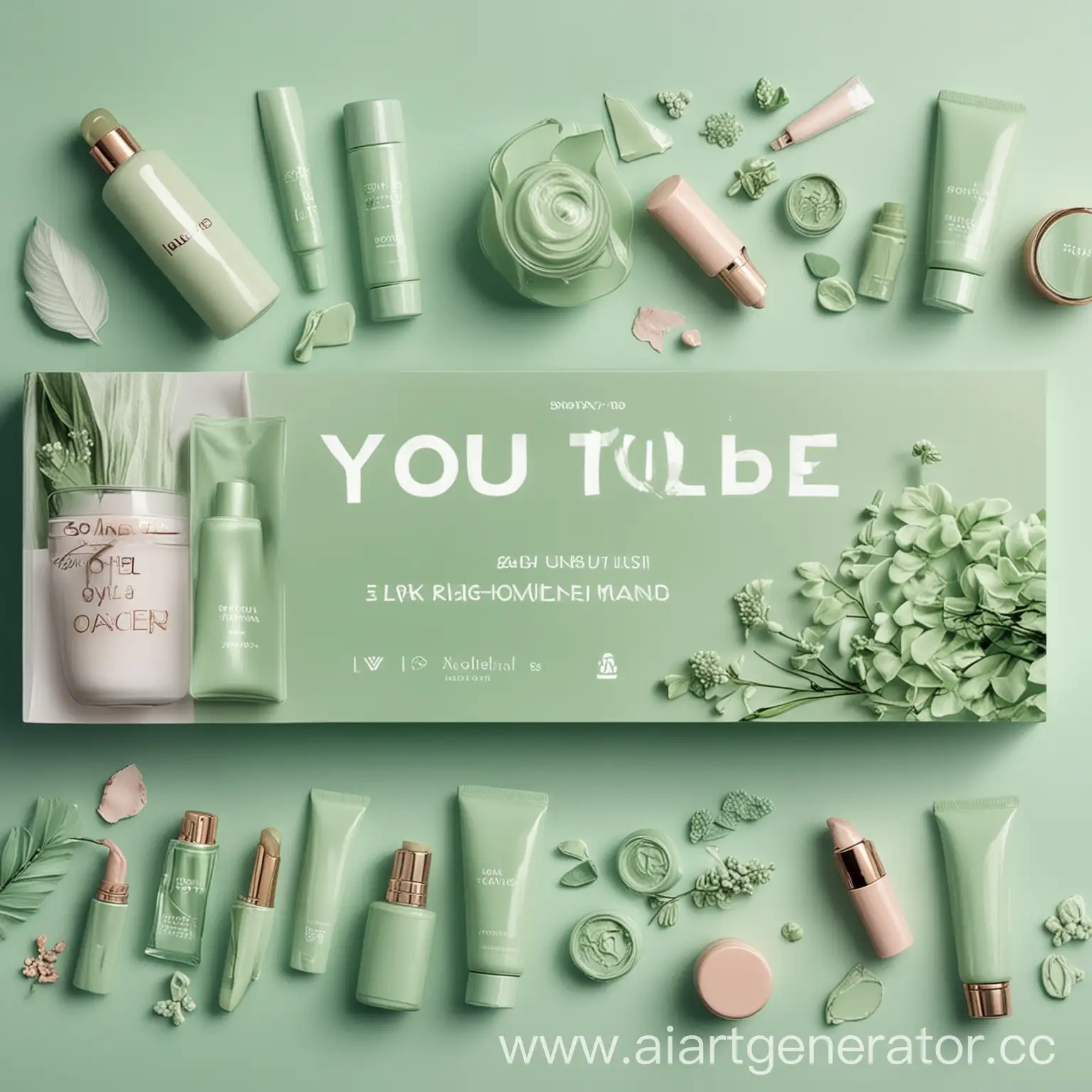 Elegant-Beauty-and-Fashion-YouTube-Channel-Cover-in-Green-Pastel-Tones