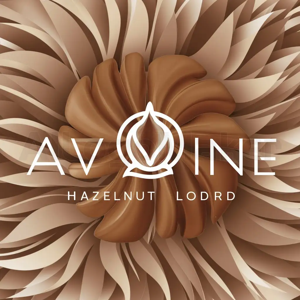 a logo design,with the text "Aveline", main symbol:Hazelnut,complex,clear background