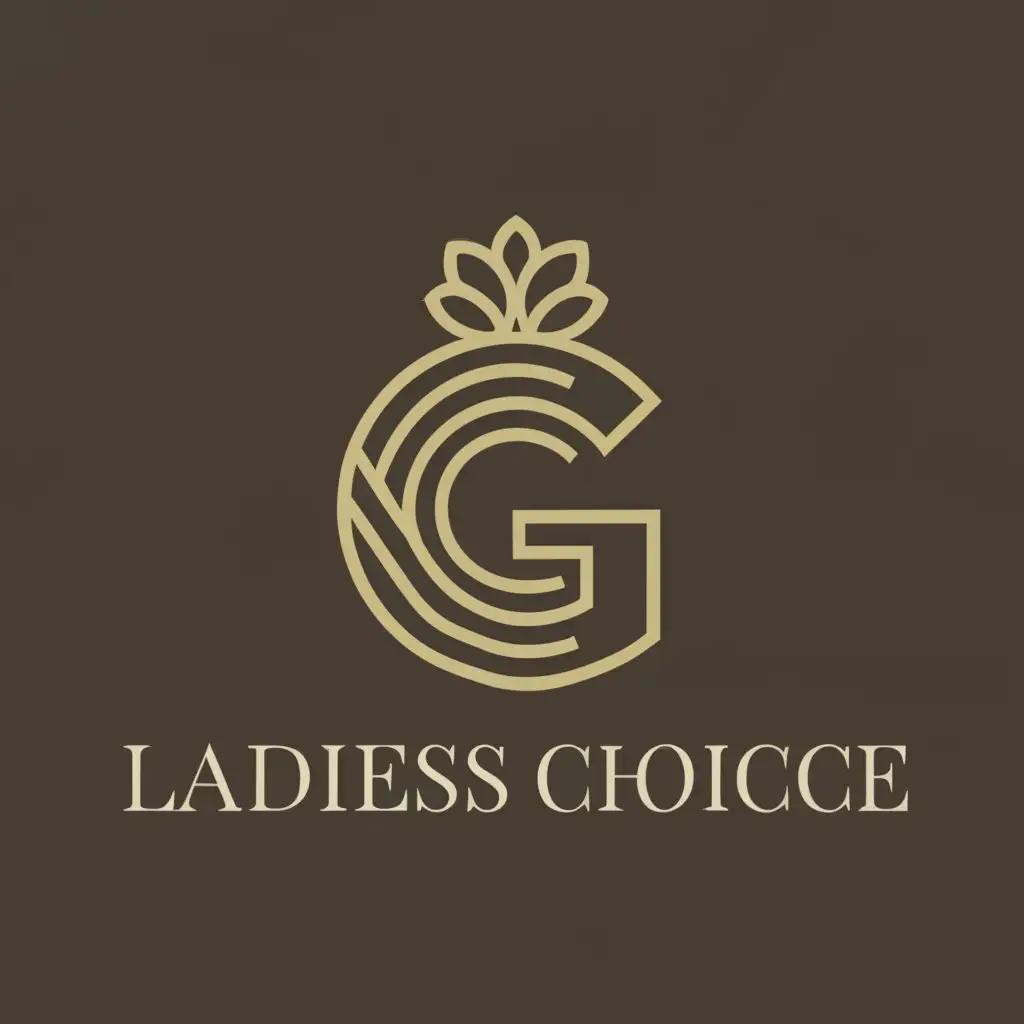LOGO-Design-For-Gi-Gi-Online-Store-Elegant-Text-with-Ladies-Choice-Emblem